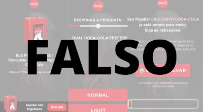 CRIME: Novo Golpe no WhatsApp promete ‘Frigobar da Coca-Cola’. Veja como se Proteger