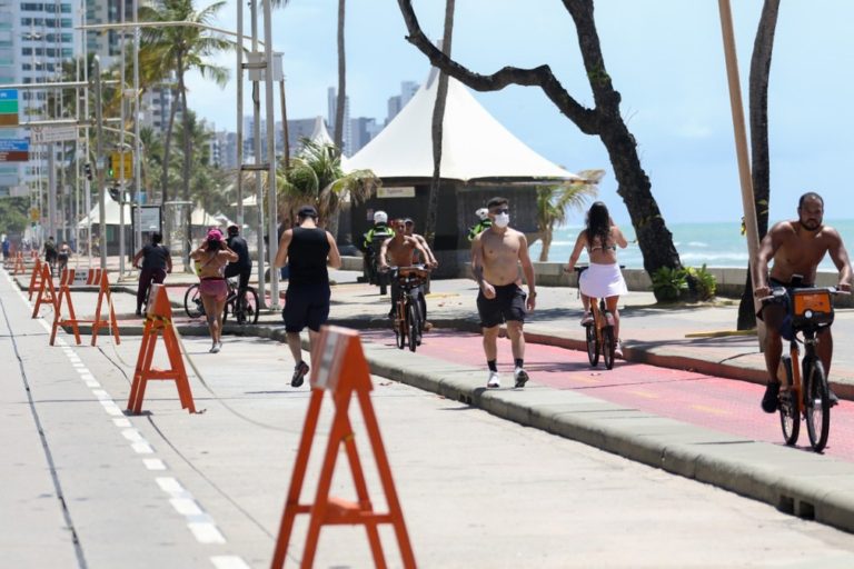 Isolamento social não chega a 50% no primeiro fim de semana de quarentena em Pernambuco