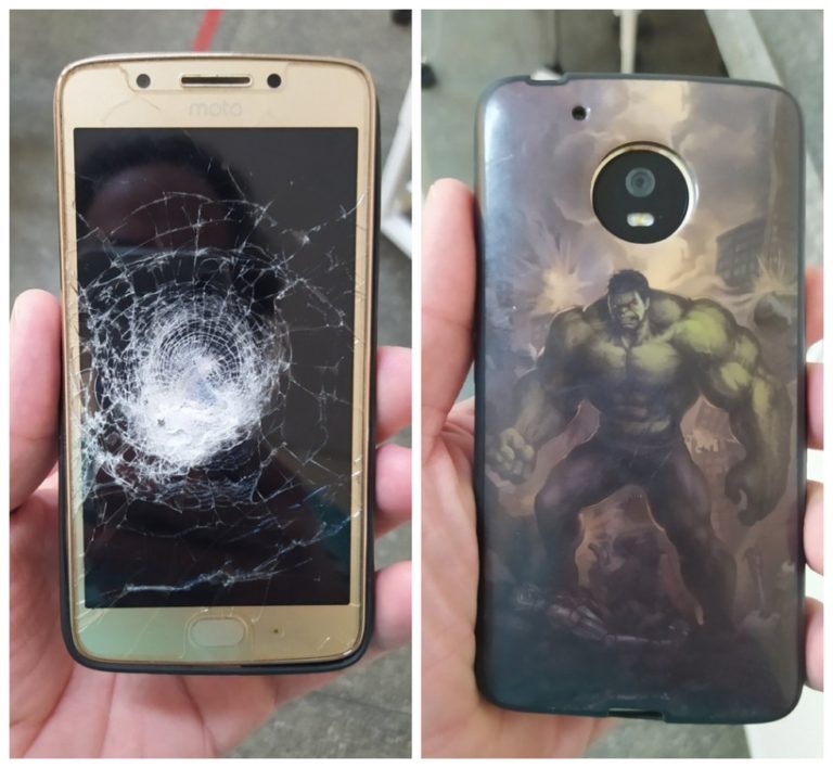 Celular com capinha do ‘Hulk’ impede que homem seja atingido por tiro no Sertão de Pernambuco