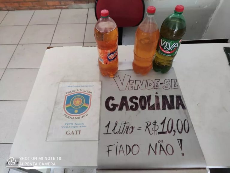 Mulher é presa suspeita de vender gasolina ilegalmente em Pesqueira￼