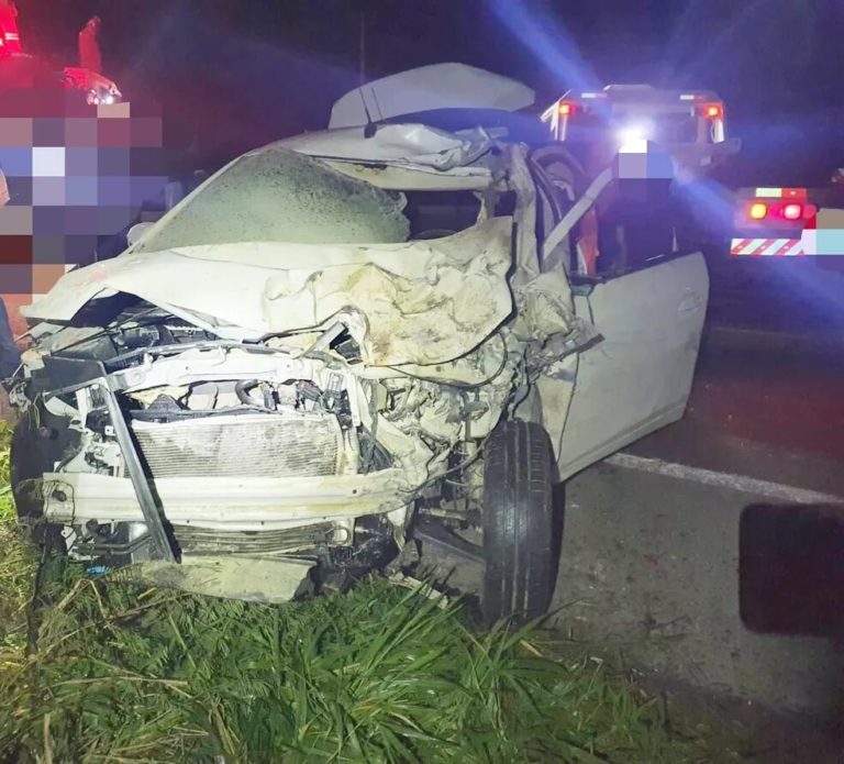 Motorista bêbado colide carro em outros três veículos e deixa 2 mortos e 4 feridos na BR-424, em Garanhuns￼