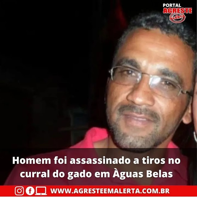 Homem foi assassinado no curral do gado em Águas belas